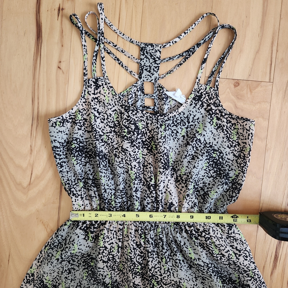 BCBGeneration Multicolor High-Low Racerback Dress - Picture 4 of 6